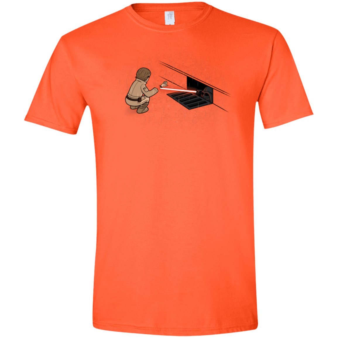 T-Shirts Orange / S The Dark Sewer Men's Semi-Fitted Softstyle