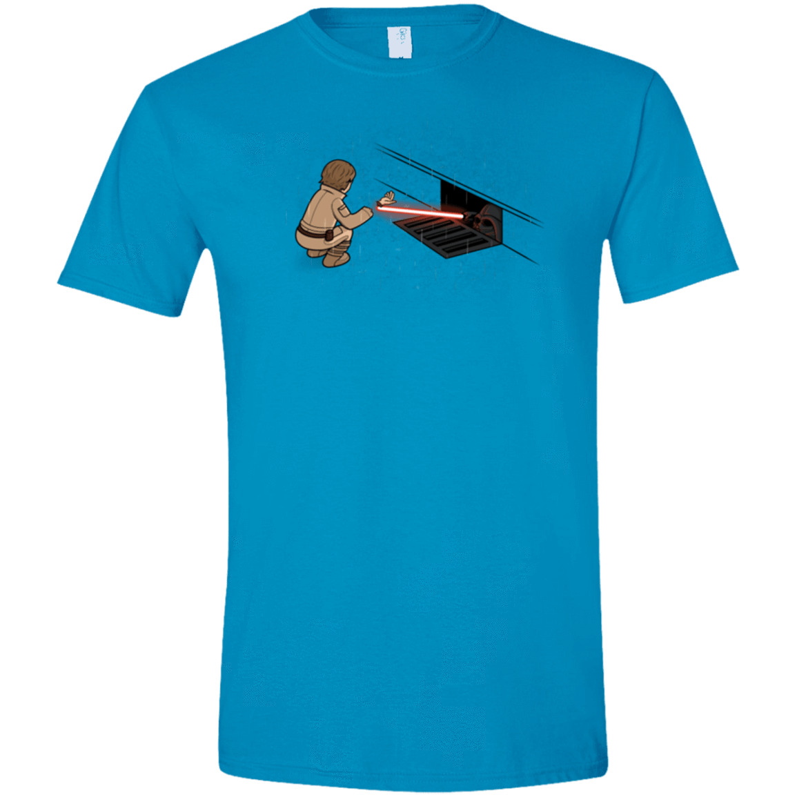 T-Shirts Sapphire / S The Dark Sewer Men's Semi-Fitted Softstyle