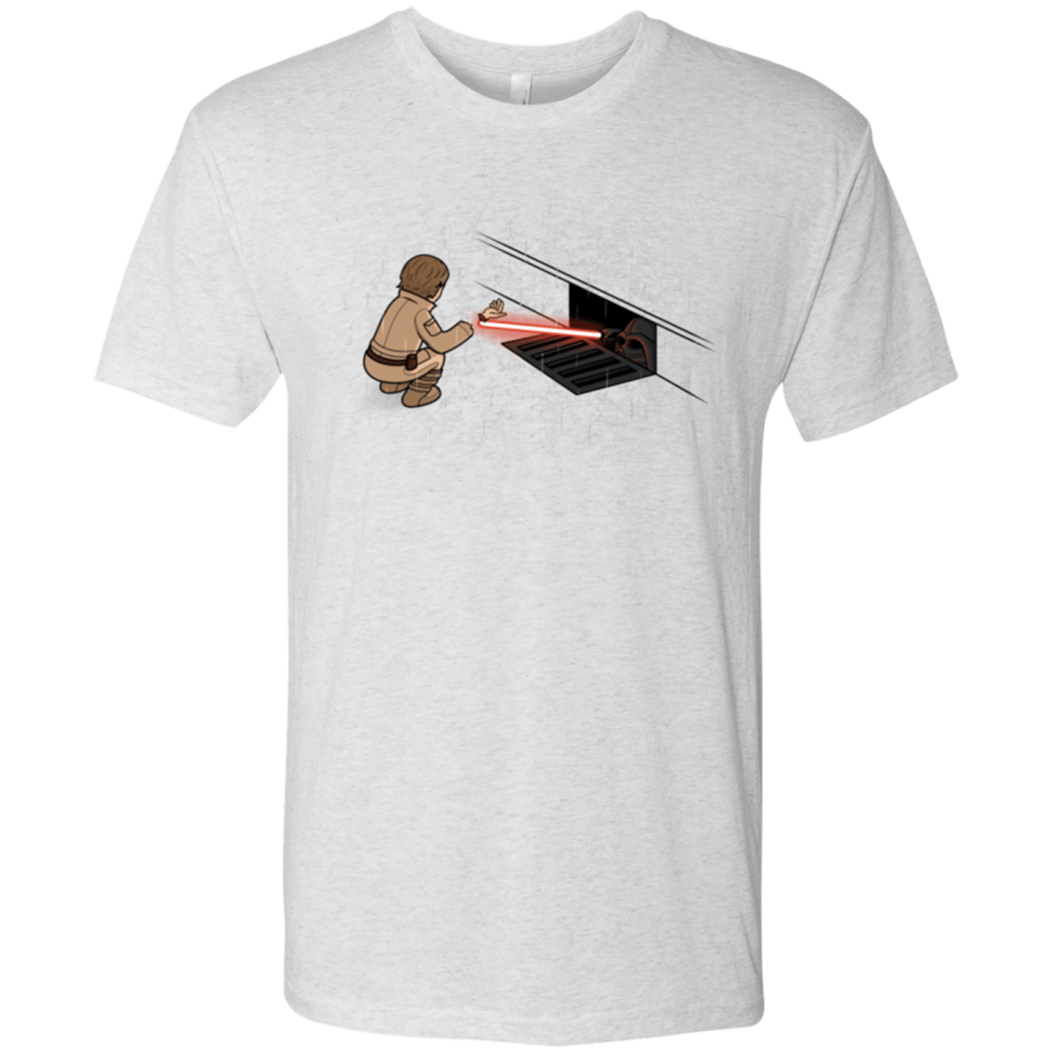 T-Shirts Heather White / S The Dark Sewer Men's Triblend T-Shirt