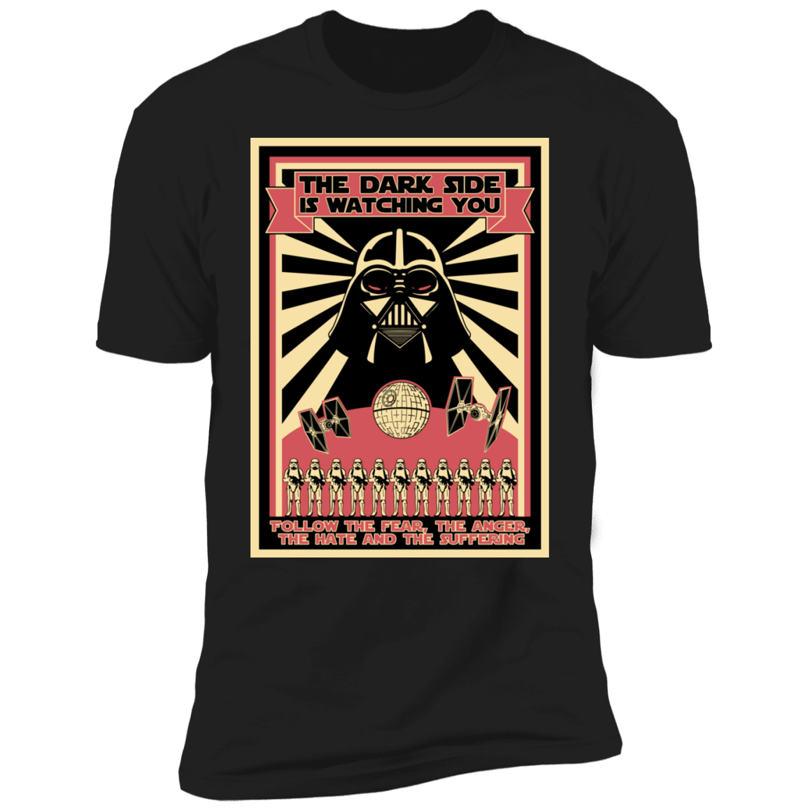 T-Shirts Black / S The Dark Side Is Watching You Men's Premium T-Shirt