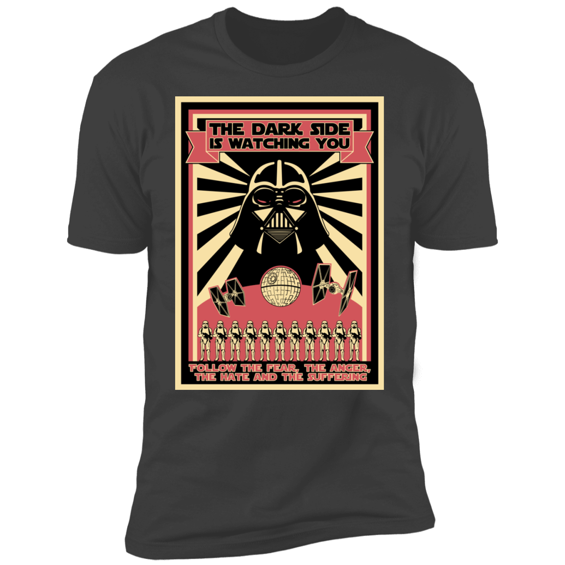 T-Shirts Heavy Metal / S The Dark Side Is Watching You Men's Premium T-Shirt