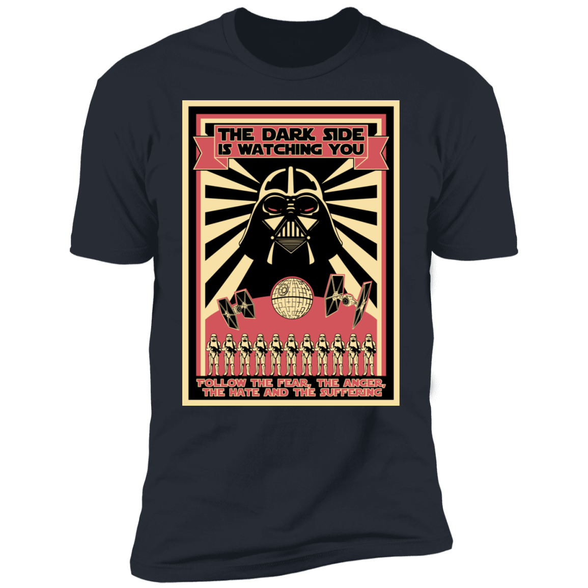 T-Shirts Indigo / S The Dark Side Is Watching You Men's Premium T-Shirt
