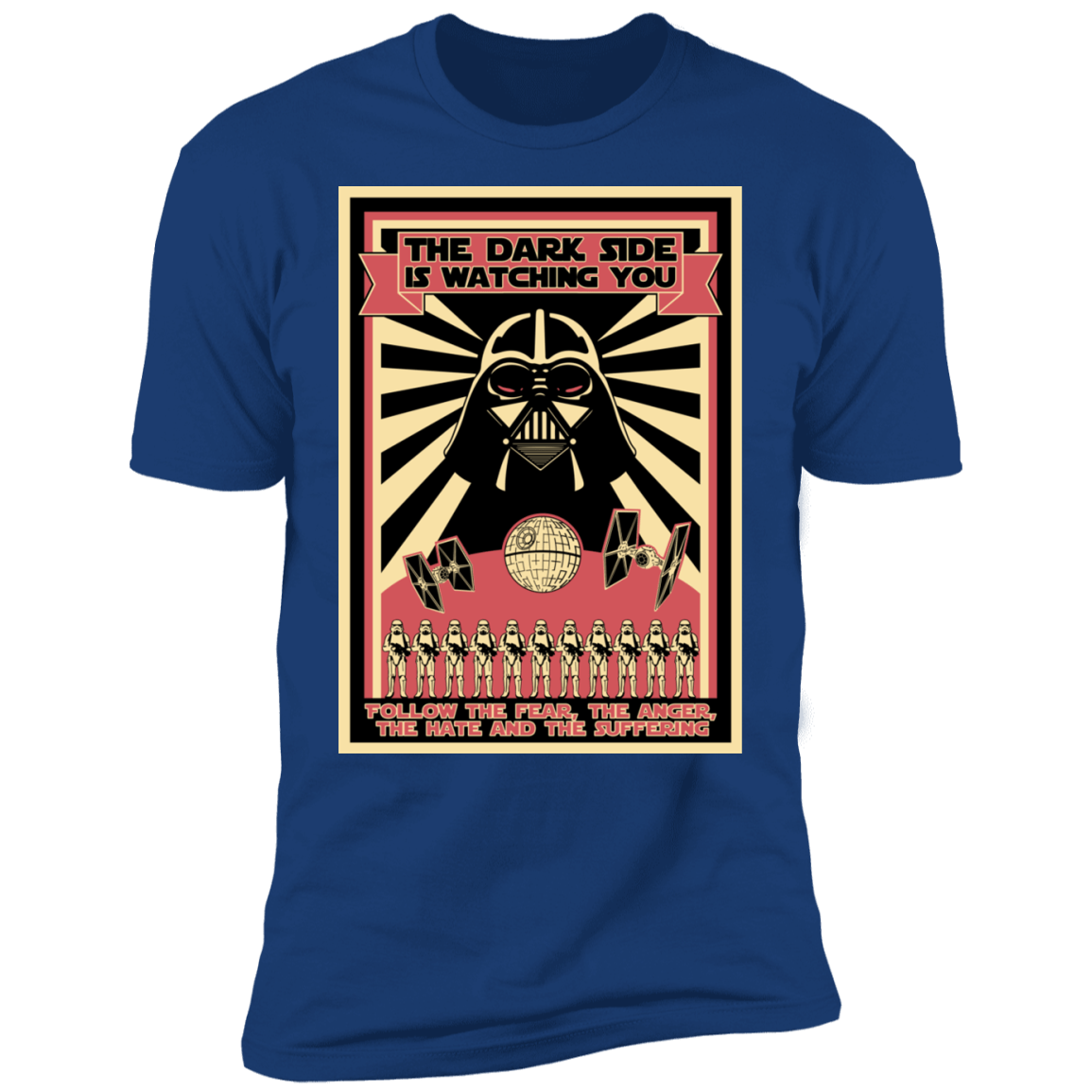 T-Shirts Royal / S The Dark Side Is Watching You Men's Premium T-Shirt