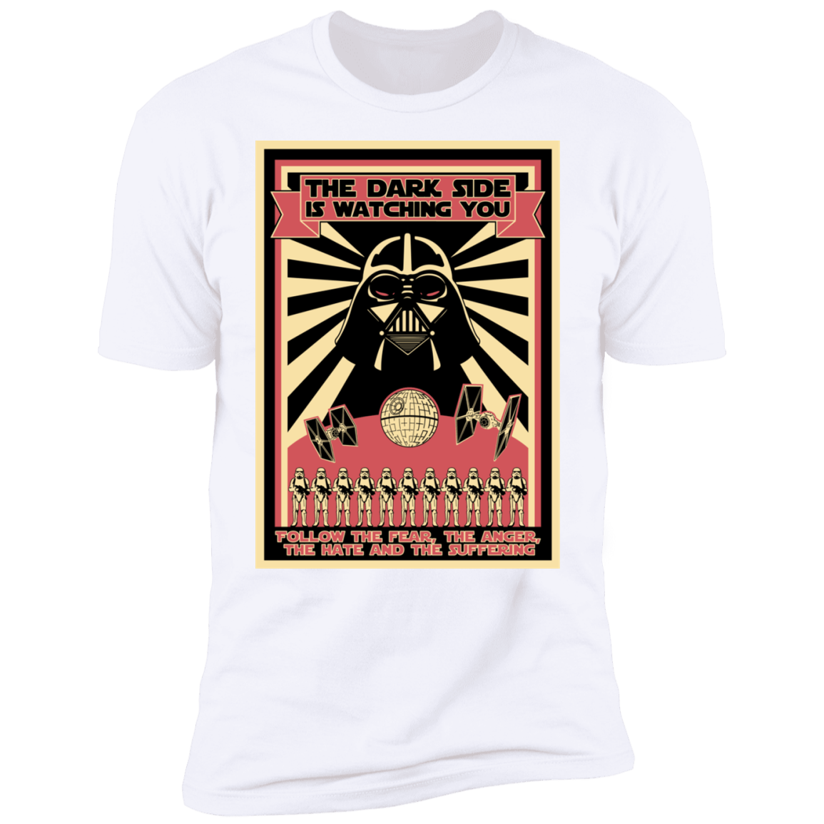 T-Shirts White / S The Dark Side Is Watching You Men's Premium T-Shirt