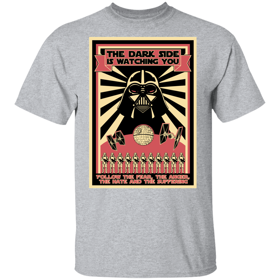 T-Shirts Sport Grey / YXS The Dark Side Is Watching You Youth T-Shirt