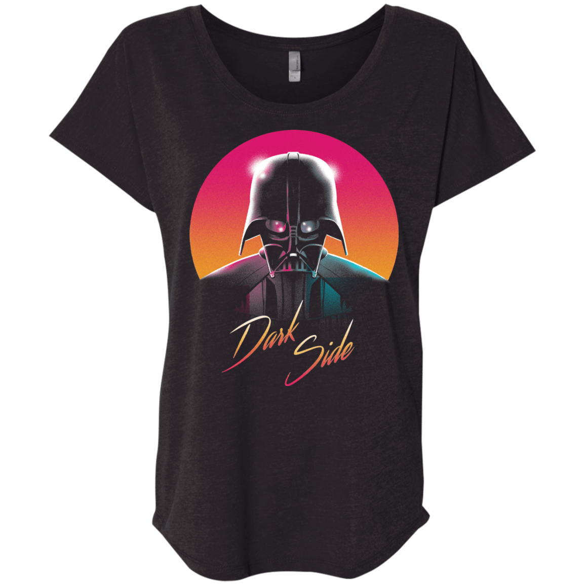 T-Shirts Vintage Black / X-Small The Dark Side Triblend Dolman Sleeve