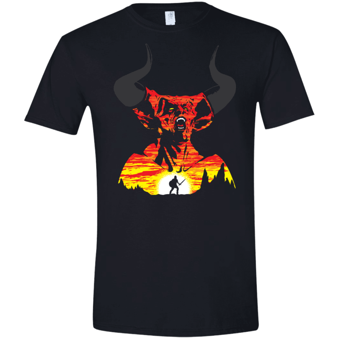 T-Shirts Black / X-Small The Darkness Men's Semi-Fitted Softstyle