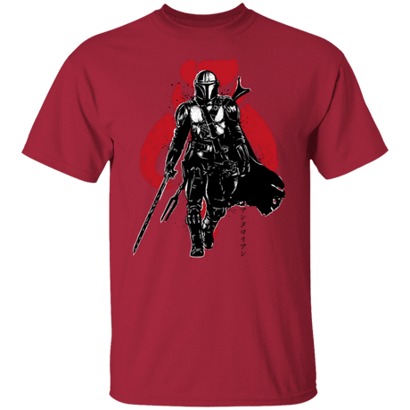 T-Shirts Cardinal / S The Darksaber Bearer sumi-e T-Shirt