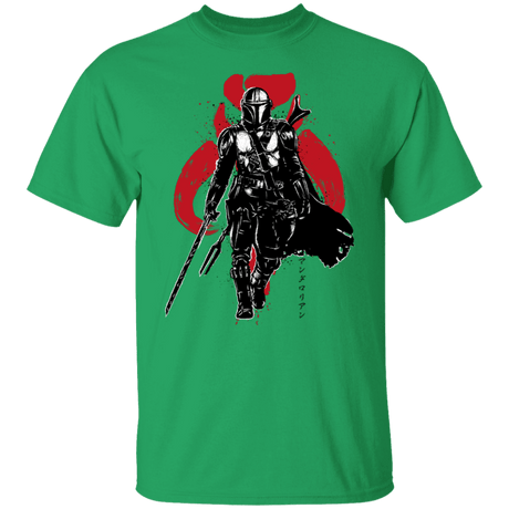T-Shirts Irish Green / S The Darksaber Bearer sumi-e T-Shirt