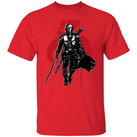 T-Shirts Red / S The Darksaber Bearer sumi-e T-Shirt
