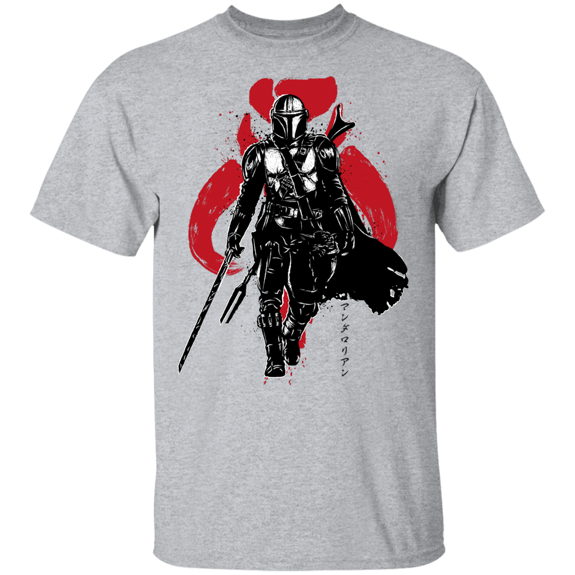 T-Shirts Sport Grey / YXS The Darksaber Bearer sumi-e Youth T-Shirt