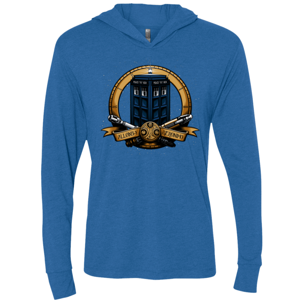 T-Shirts Vintage Royal / X-Small The Day of the Doctor Triblend Long Sleeve Hoodie Tee