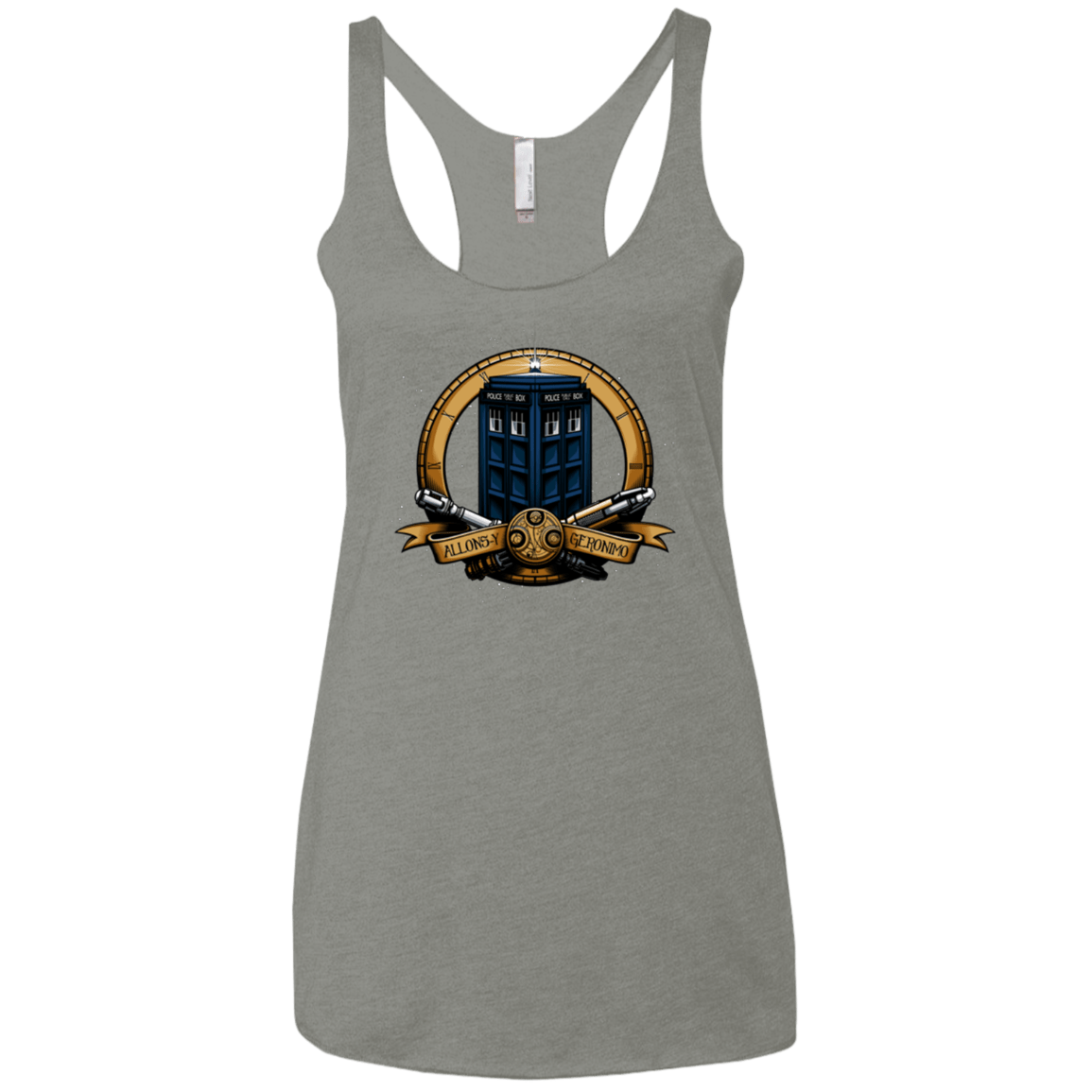 T-Shirts Venetian Grey / X-Small The Day of the Doctor Women's Triblend Racerback Tank