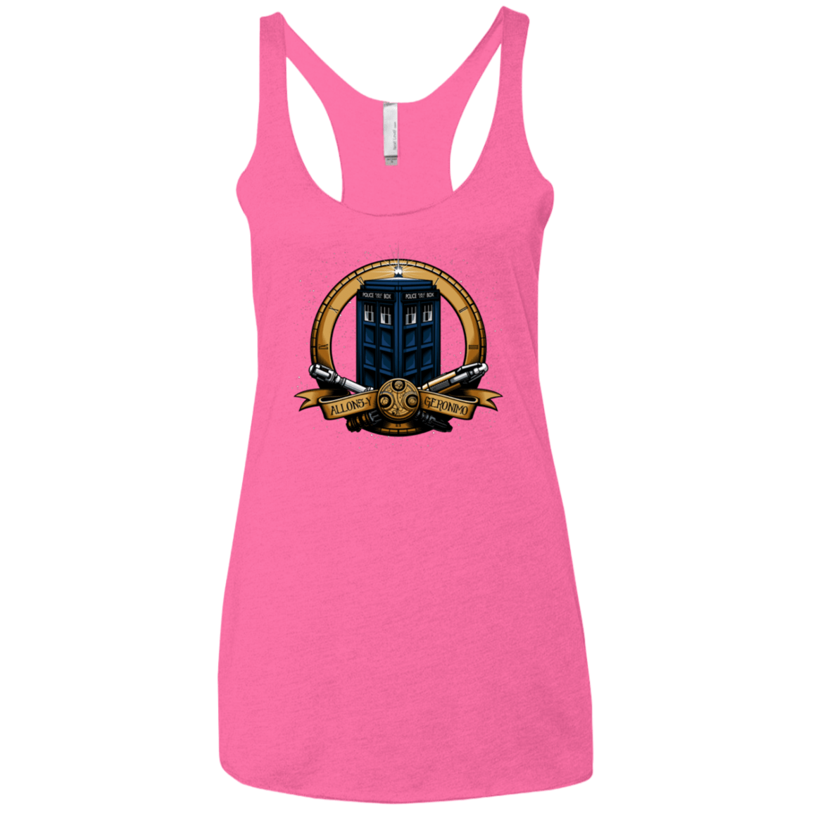 T-Shirts Vintage Pink / X-Small The Day of the Doctor Women's Triblend Racerback Tank