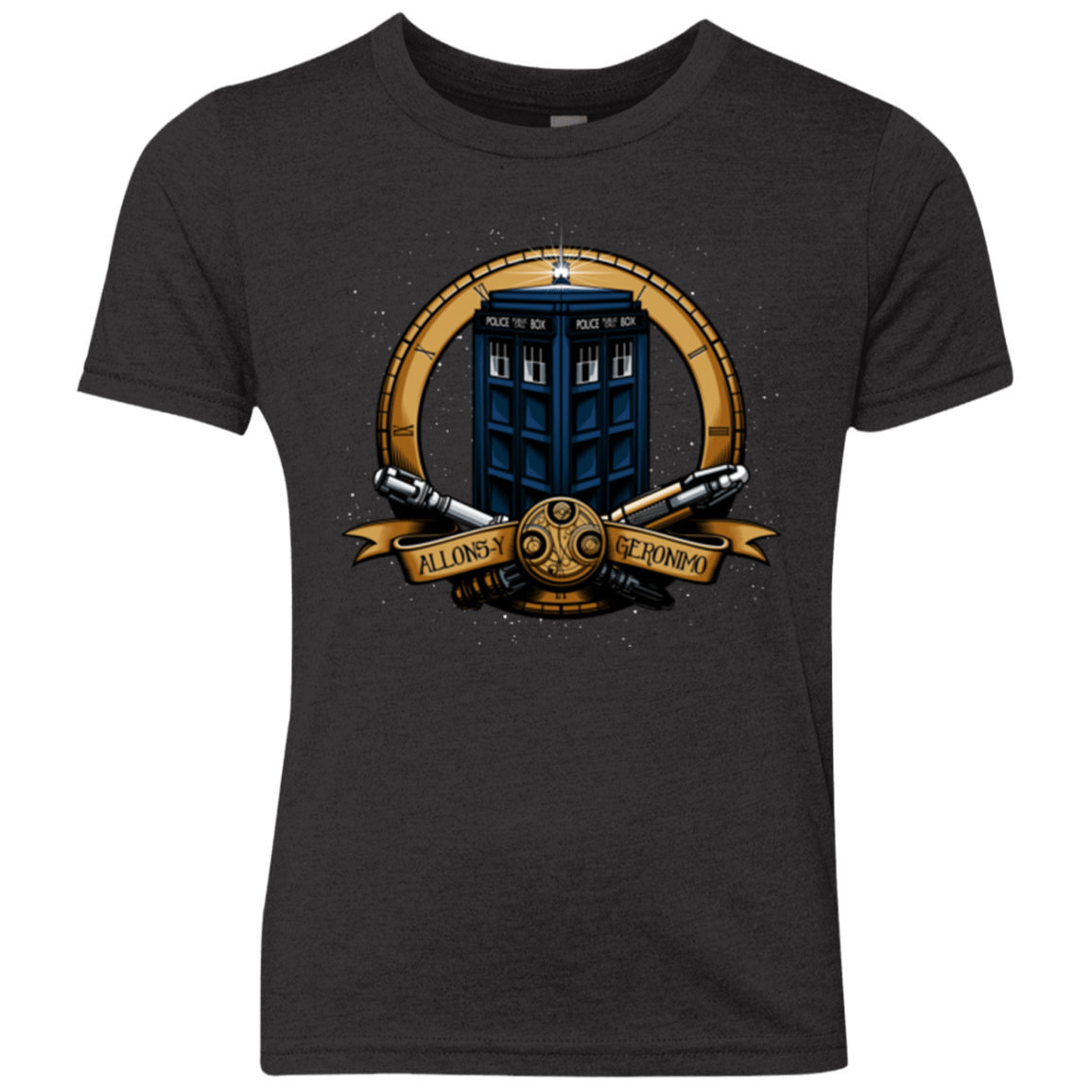 T-Shirts Vintage Black / YXS The Day of the Doctor Youth Triblend T-Shirt