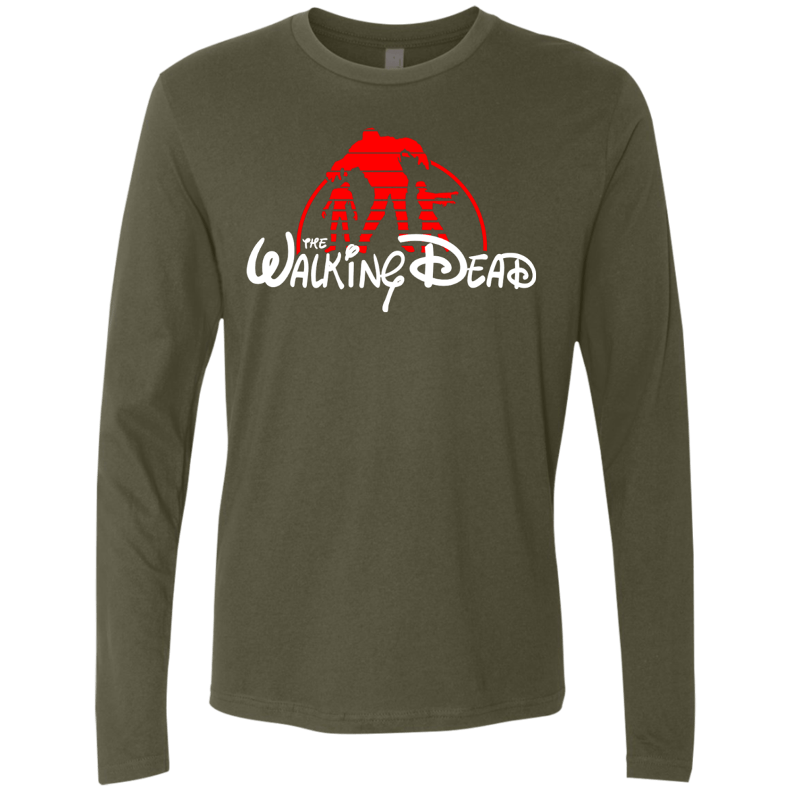 T-Shirts Military Green / Small The Dead Men's Premium Long Sleeve