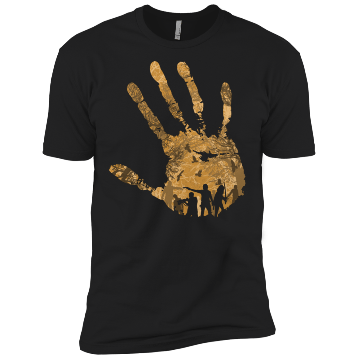 T-Shirts Black / X-Small The Dead walk! Men's Premium T-Shirt