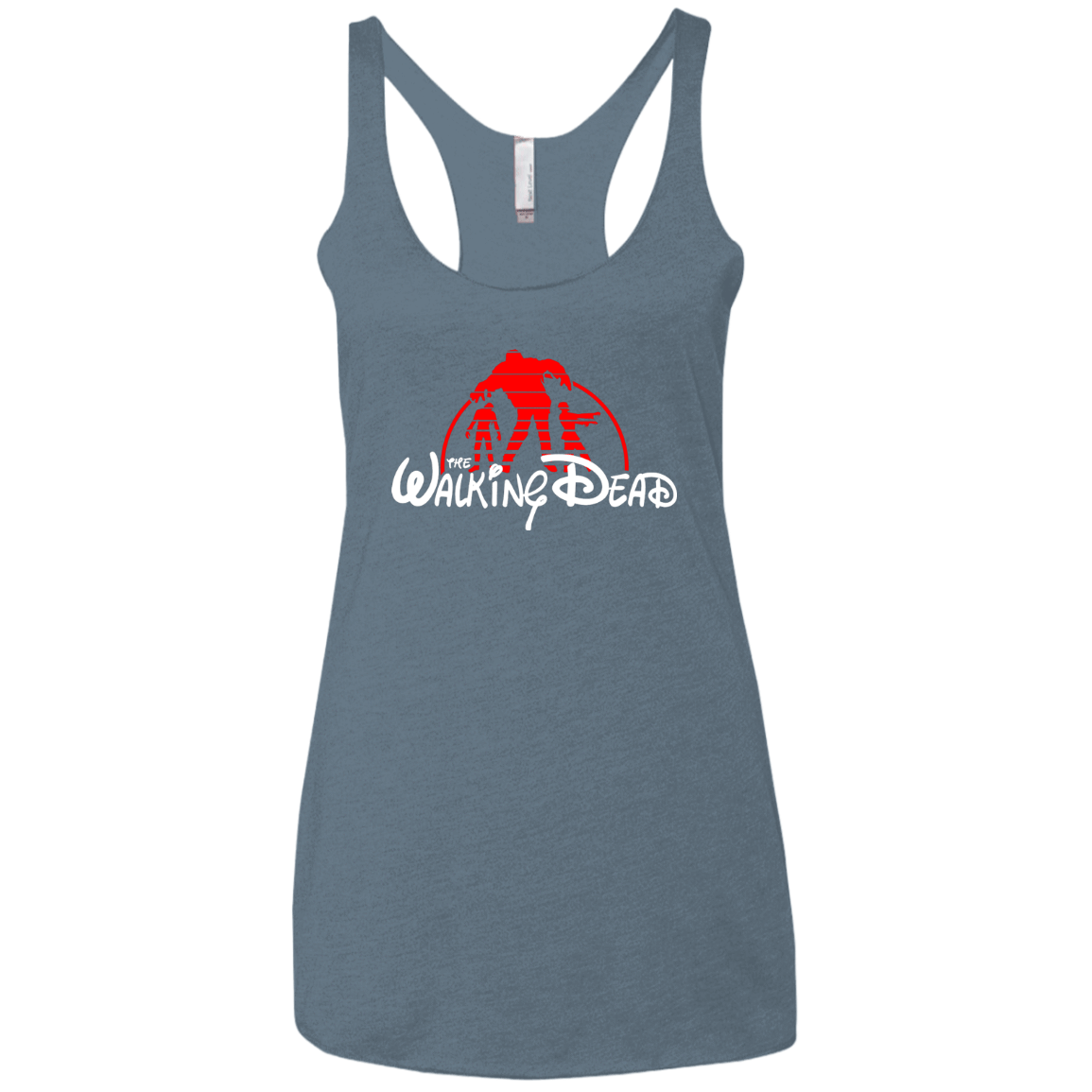 T-Shirts Indigo / X-Small The Dead Women's Triblend Racerback Tank