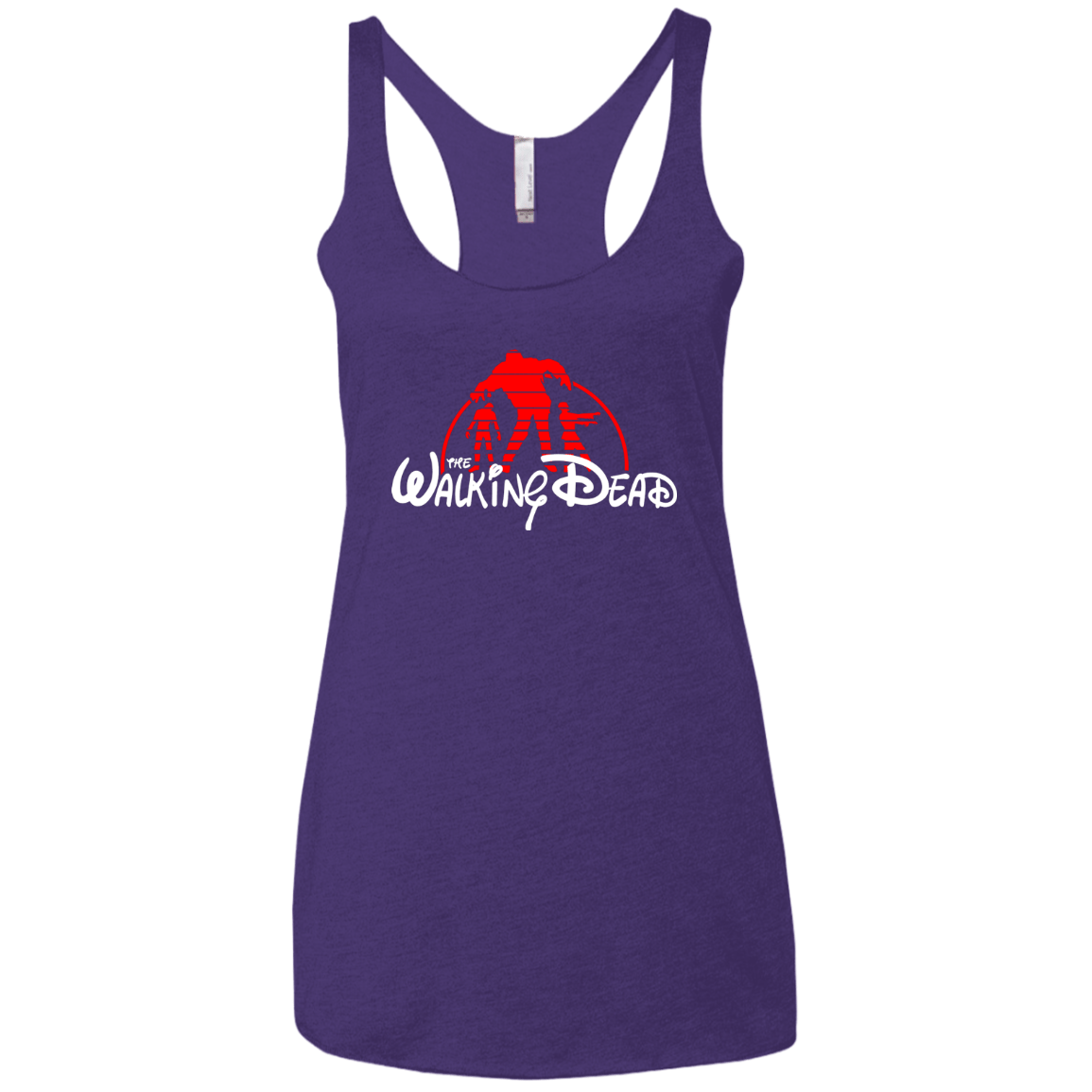T-Shirts Purple / X-Small The Dead Women's Triblend Racerback Tank
