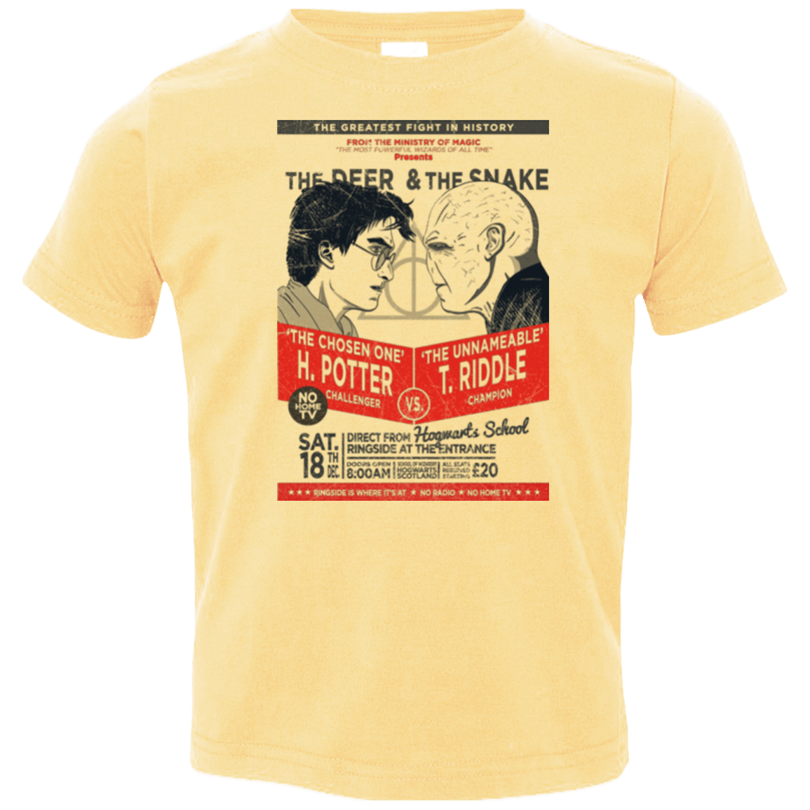 T-Shirts Butter / 2T The Deer vs The Snake Toddler Premium T-Shirt