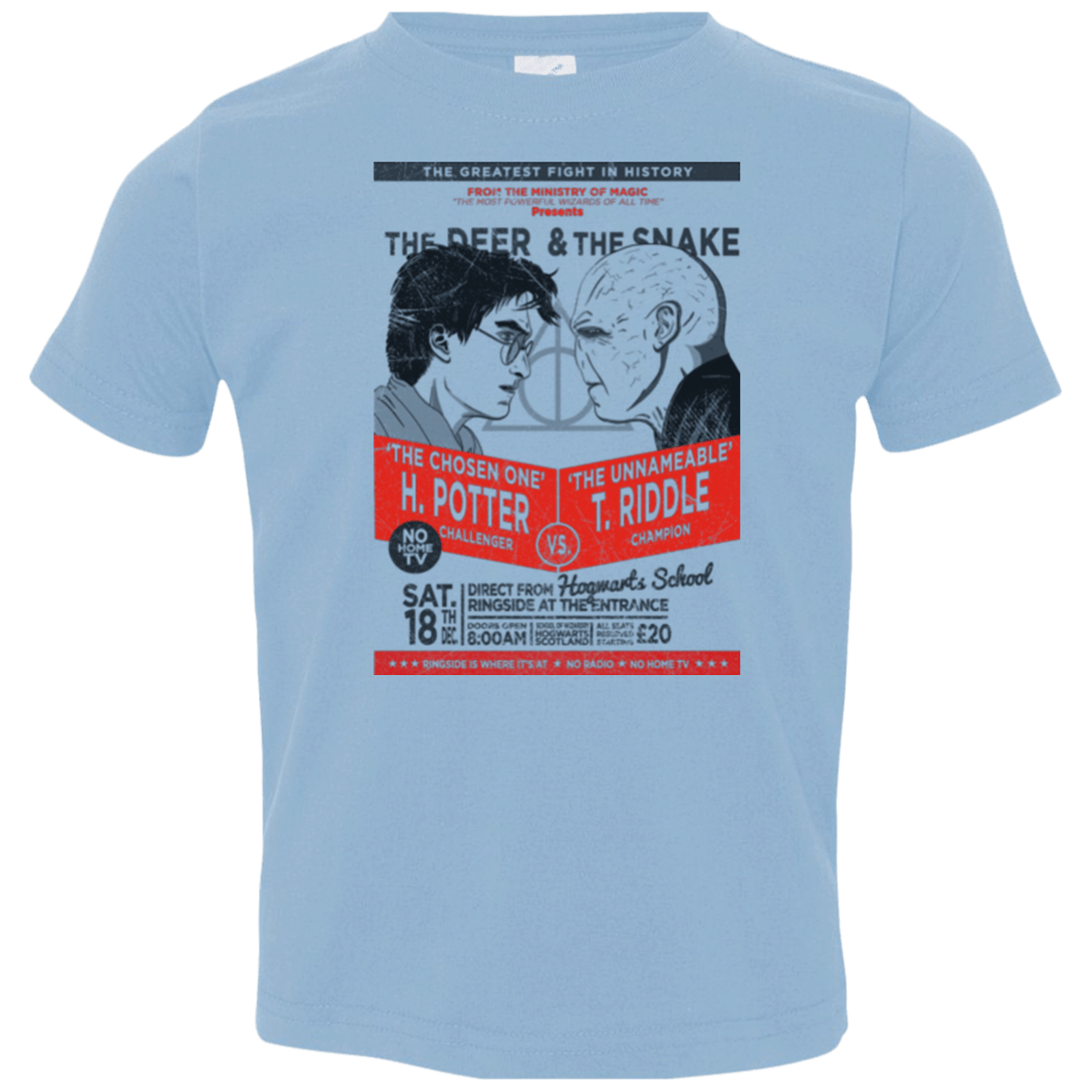 T-Shirts Light Blue / 2T The Deer vs The Snake Toddler Premium T-Shirt