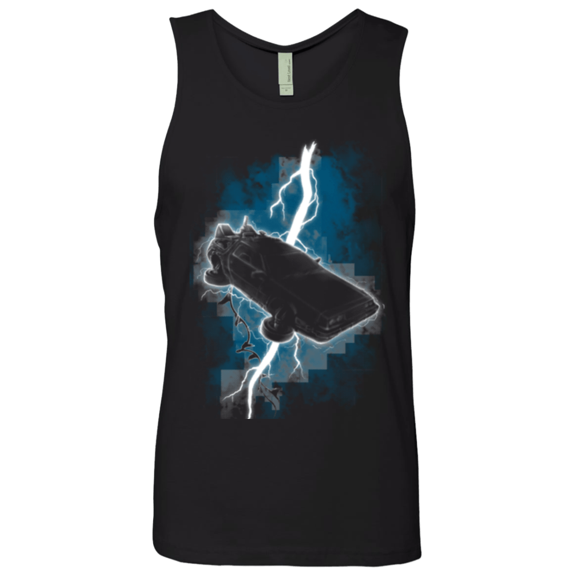 T-Shirts Black / Small The Delorean Returns Men's Premium Tank Top