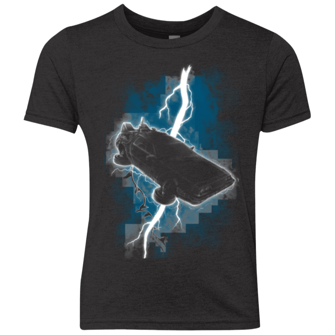 T-Shirts Vintage Black / YXS The Delorean Returns Youth Triblend T-Shirt