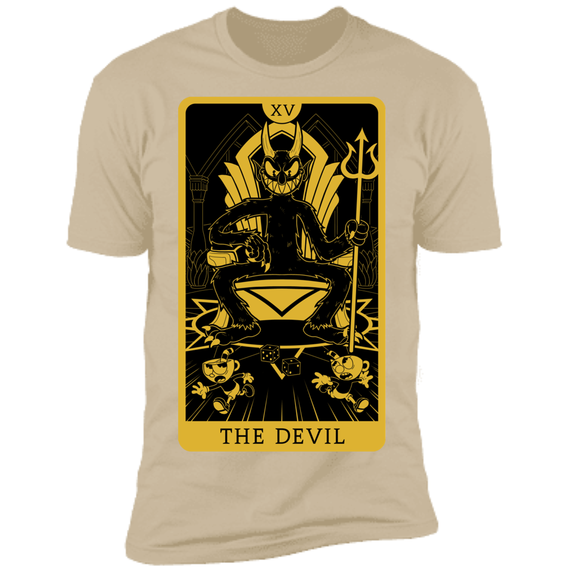 T-Shirts Sand / S The Devil Men's Premium T-Shirt