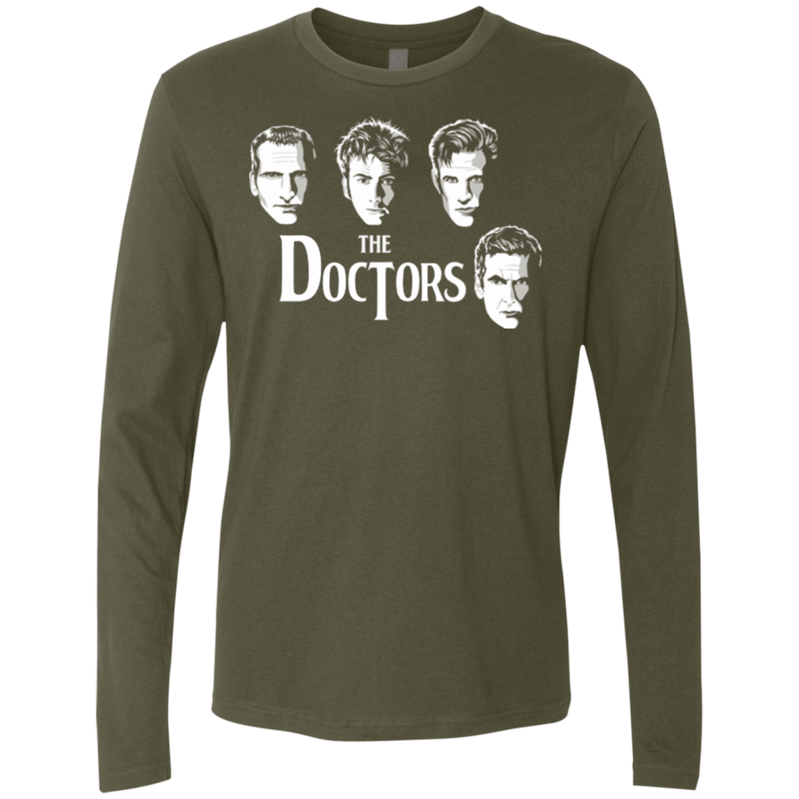 T-Shirts Military Green / Small The Doctors Men's Premium Long Sleeve