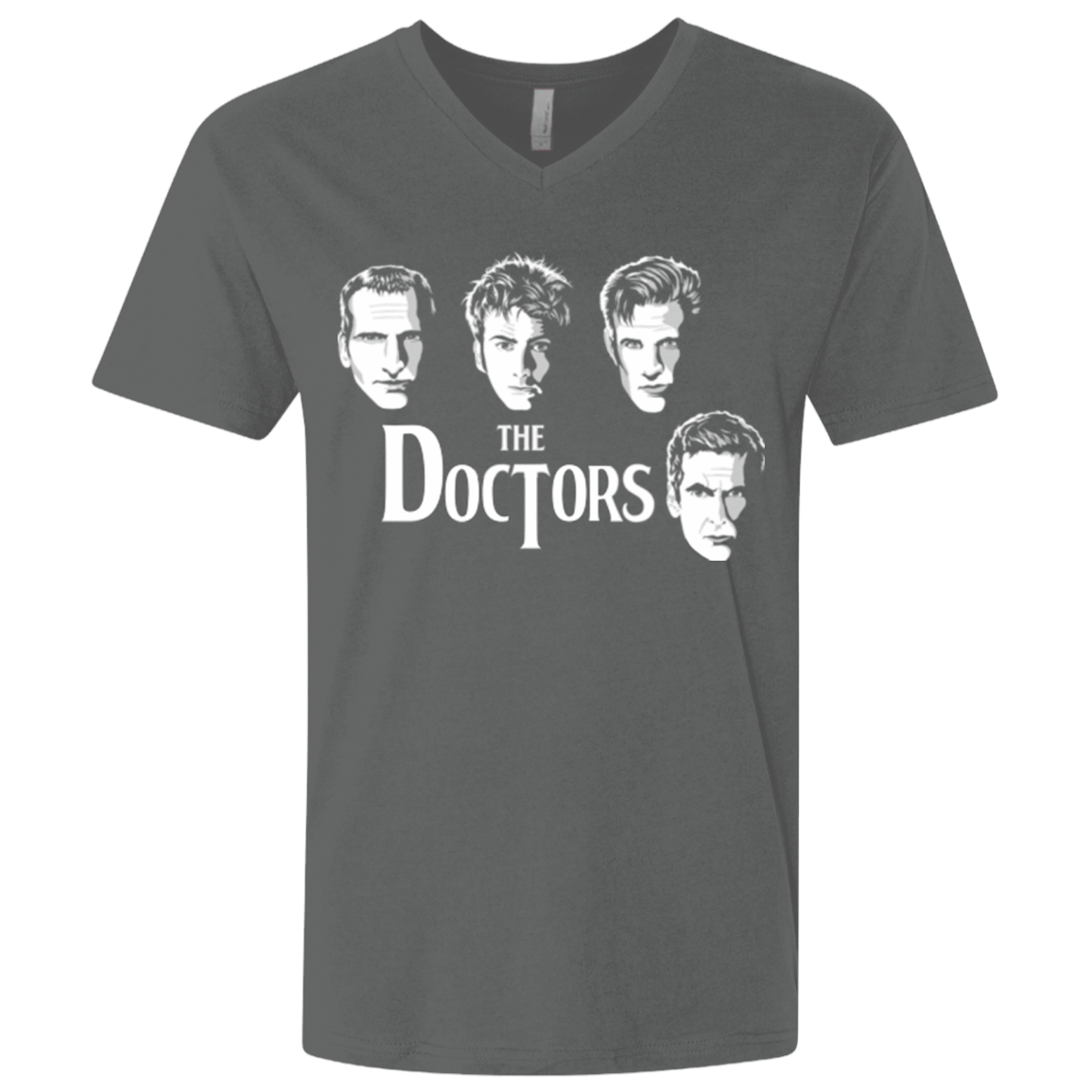 T-Shirts Heavy Metal / X-Small The Doctors Men's Premium V-Neck