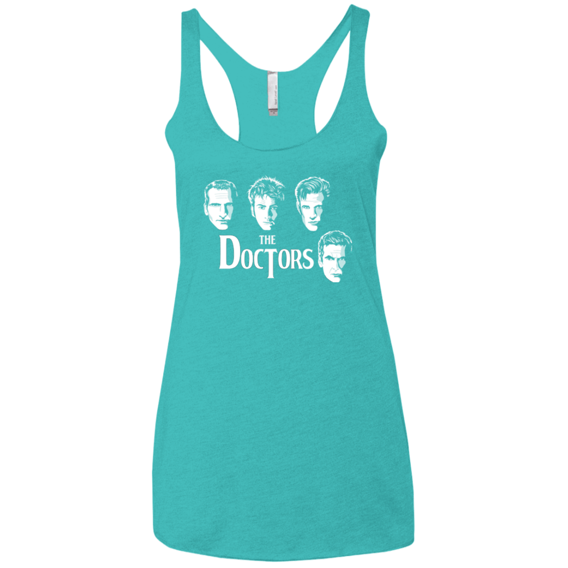T-Shirts Tahiti Blue / X-Small The Doctors Women's Triblend Racerback Tank