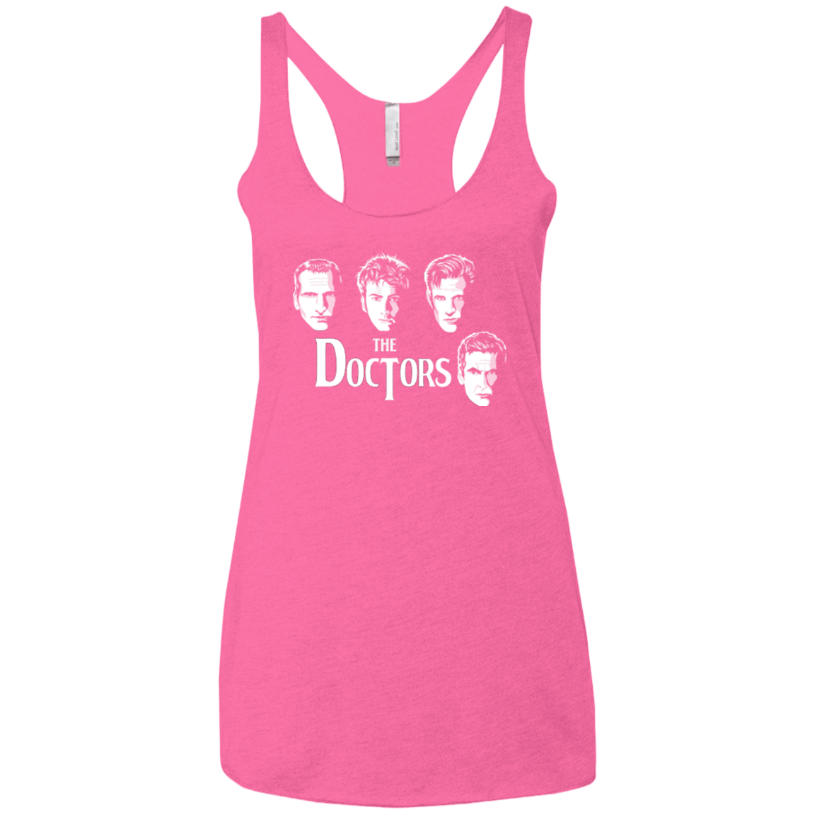 T-Shirts Vintage Pink / X-Small The Doctors Women's Triblend Racerback Tank