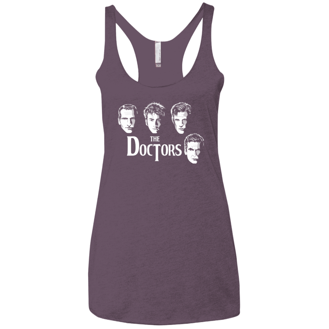 T-Shirts Vintage Purple / X-Small The Doctors Women's Triblend Racerback Tank