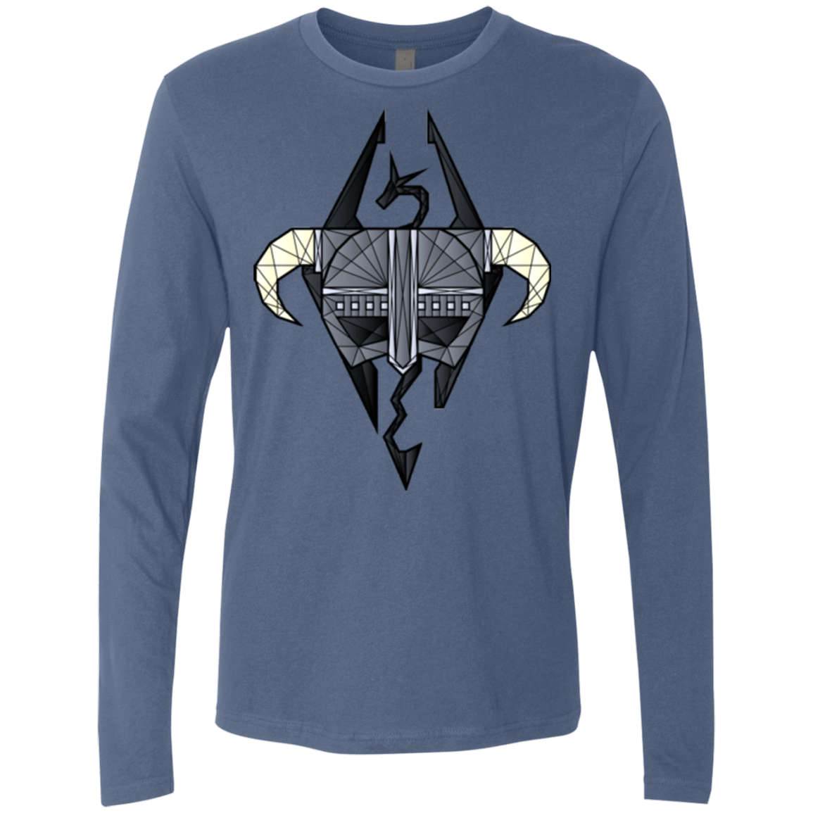 T-Shirts Indigo / Small The Dragon Born Men's Premium Long Sleeve