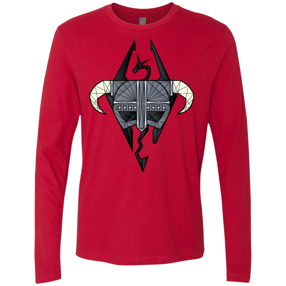 T-Shirts Red / Small The Dragon Born Men's Premium Long Sleeve