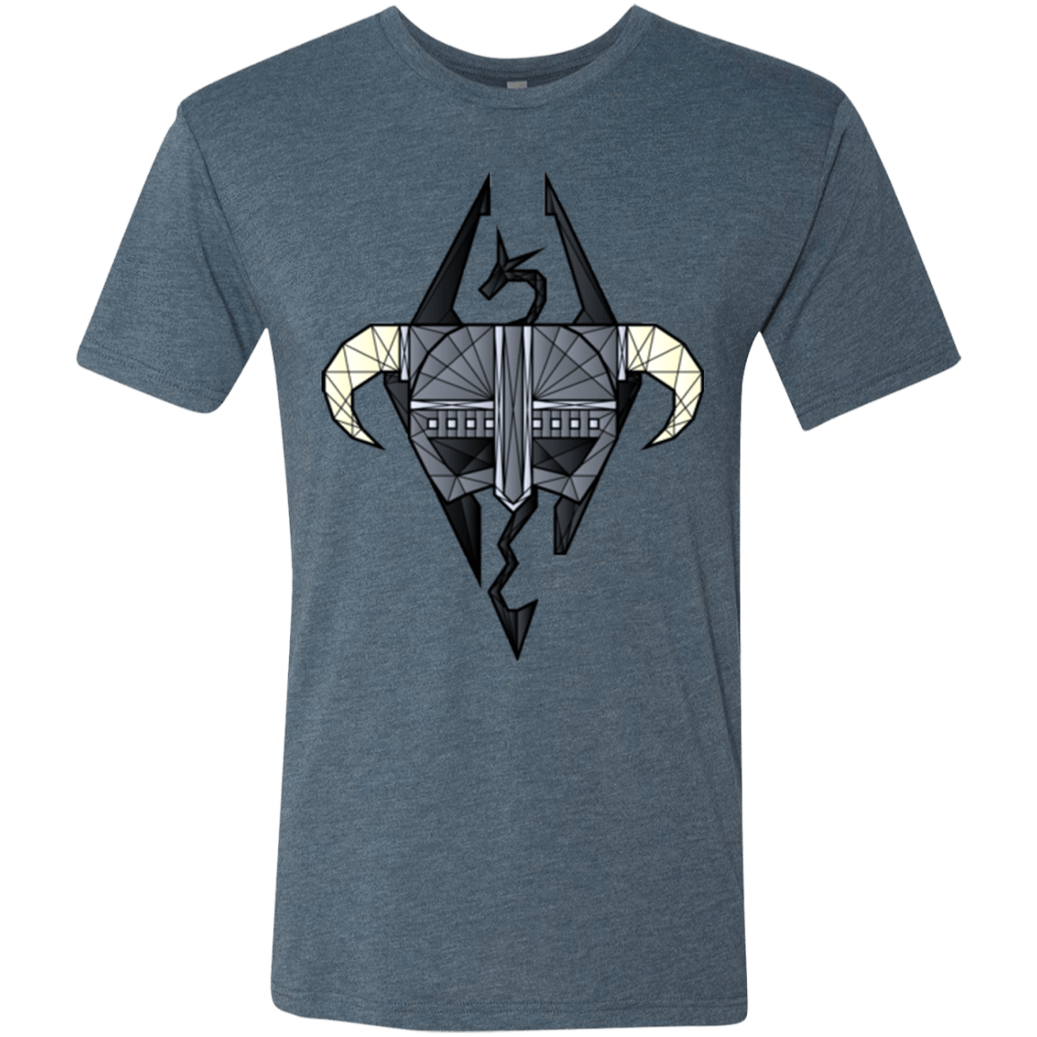 T-Shirts Indigo / Small The Dragon Born Men's Triblend T-Shirt