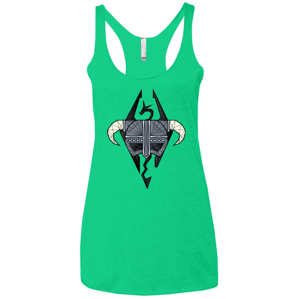 T-Shirts Envy / X-Small The Dragon Born Women's Triblend Racerback Tank