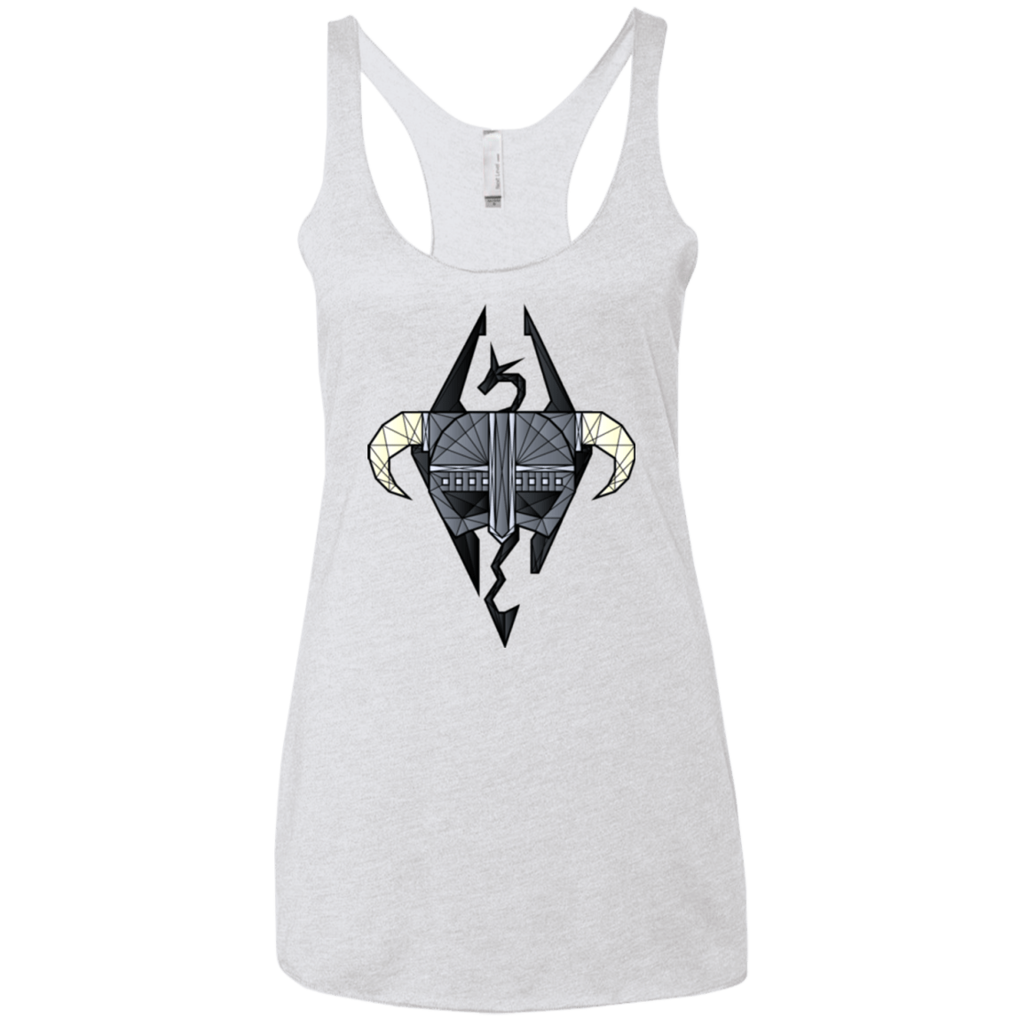 T-Shirts Heather White / X-Small The Dragon Born Women's Triblend Racerback Tank