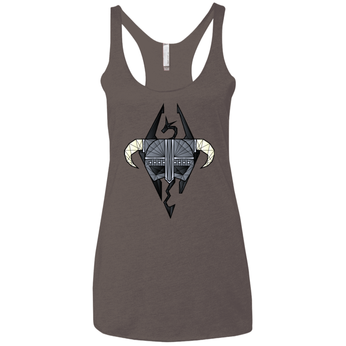 T-Shirts Macchiato / X-Small The Dragon Born Women's Triblend Racerback Tank