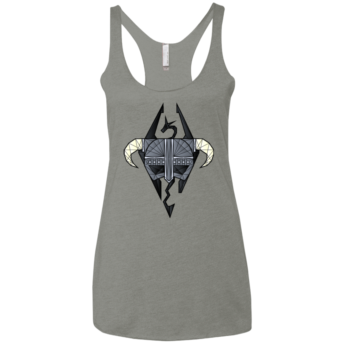 T-Shirts Venetian Grey / X-Small The Dragon Born Women's Triblend Racerback Tank