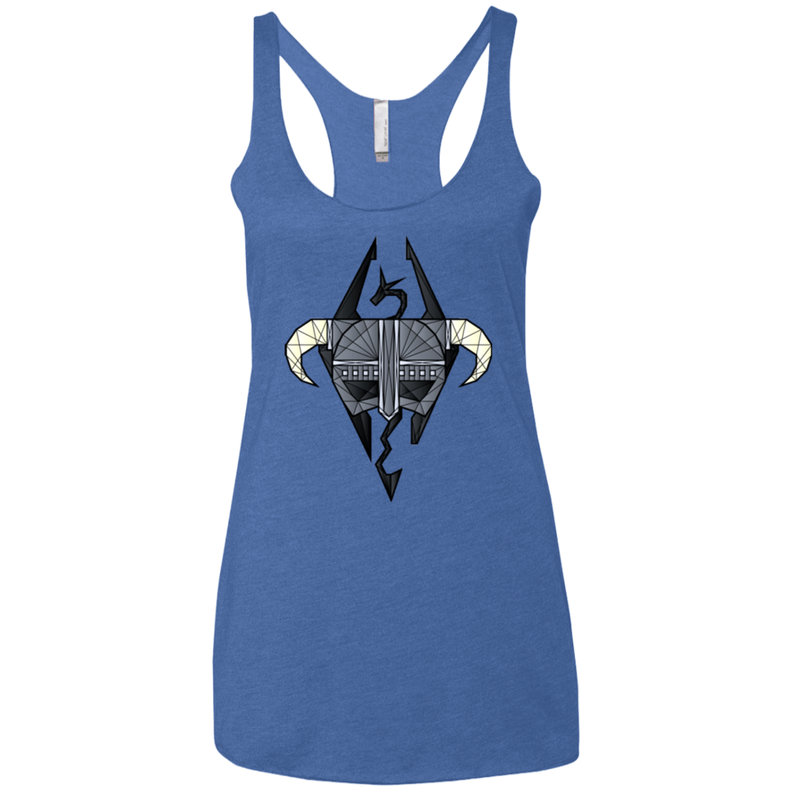 T-Shirts Vintage Royal / X-Small The Dragon Born Women's Triblend Racerback Tank