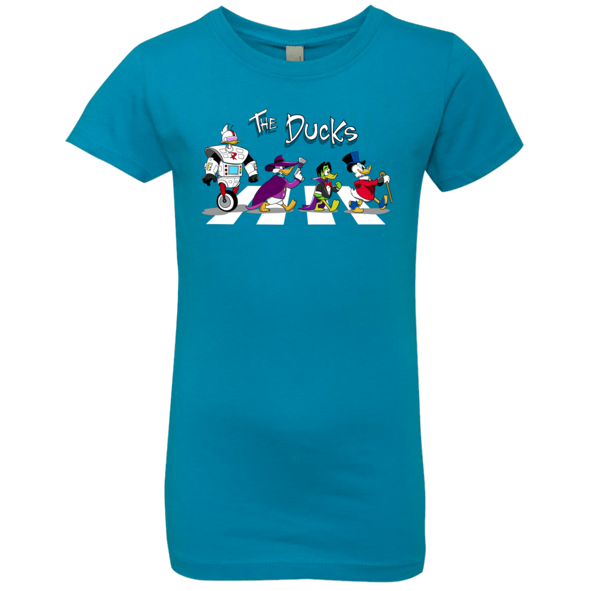 T-Shirts Turquoise / YXS The Ducks Girls Premium T-Shirt