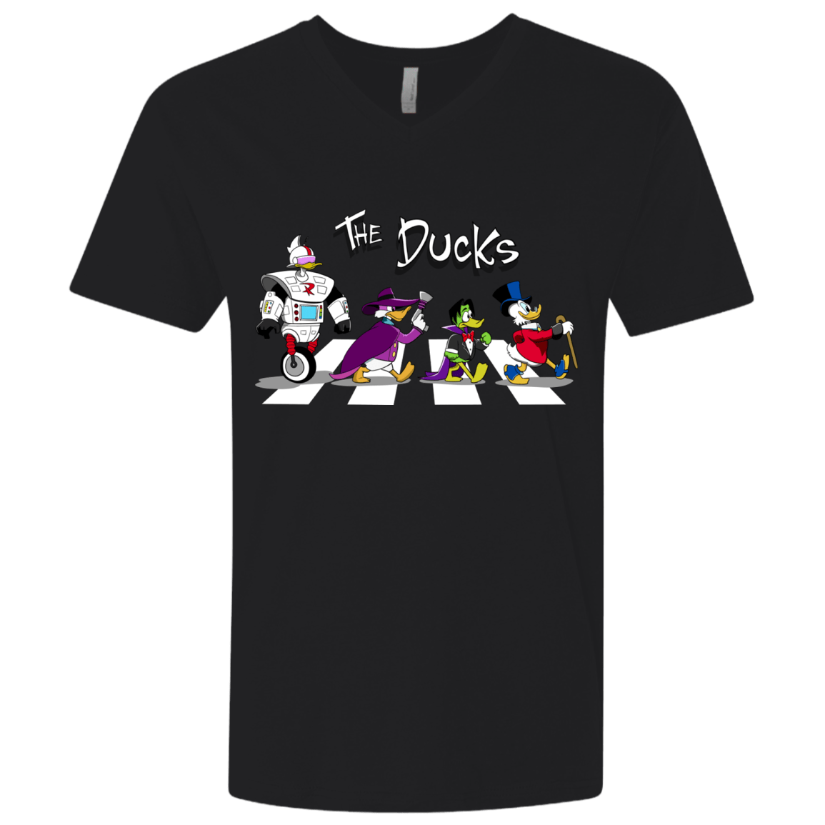 T-Shirts Black / X-Small The Ducks Men's Premium V-Neck