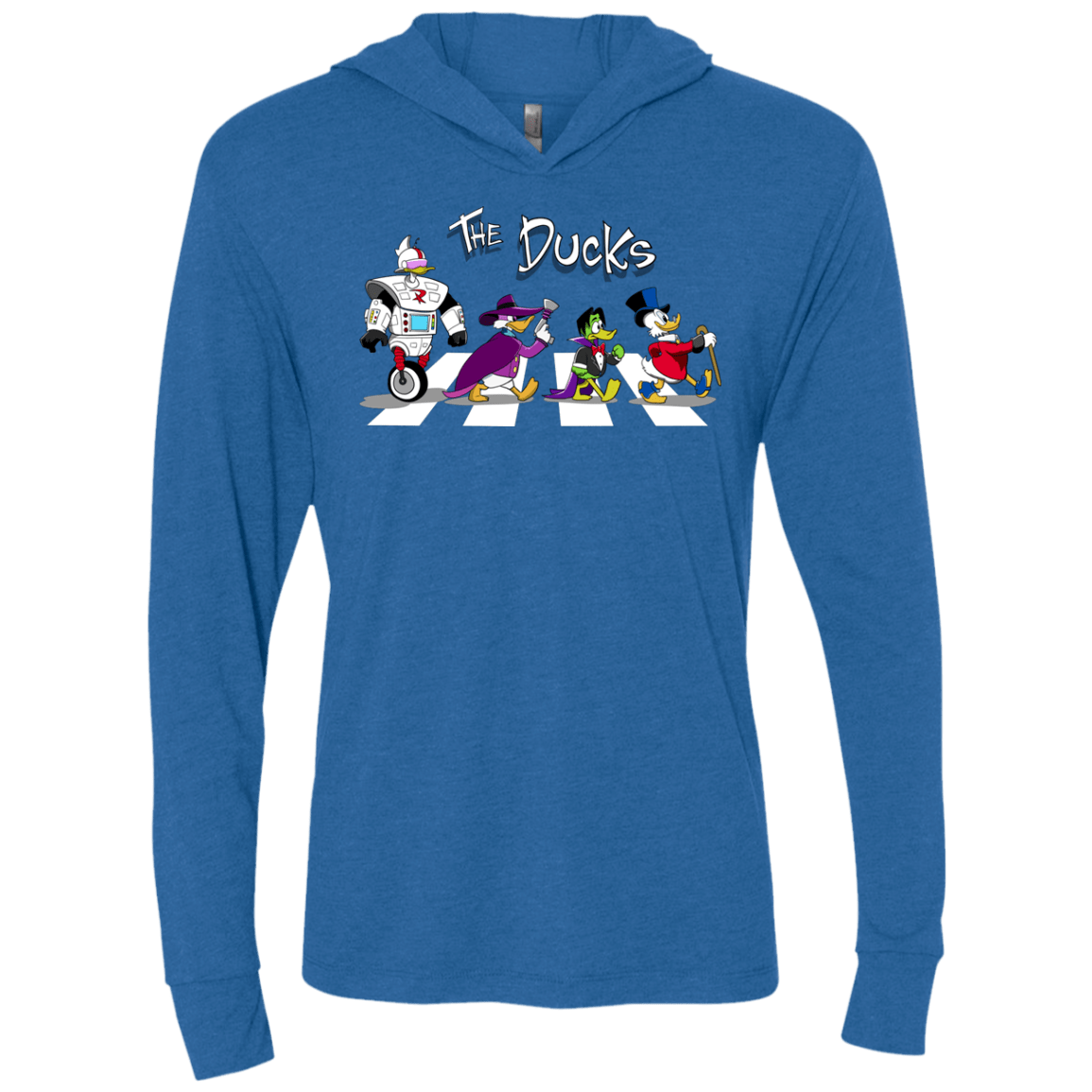 T-Shirts Vintage Royal / X-Small The Ducks Triblend Long Sleeve Hoodie Tee