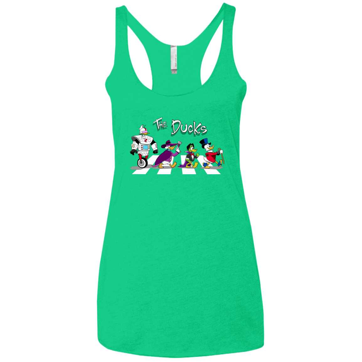 T-Shirts Envy / X-Small The Ducks Women's Triblend Racerback Tank
