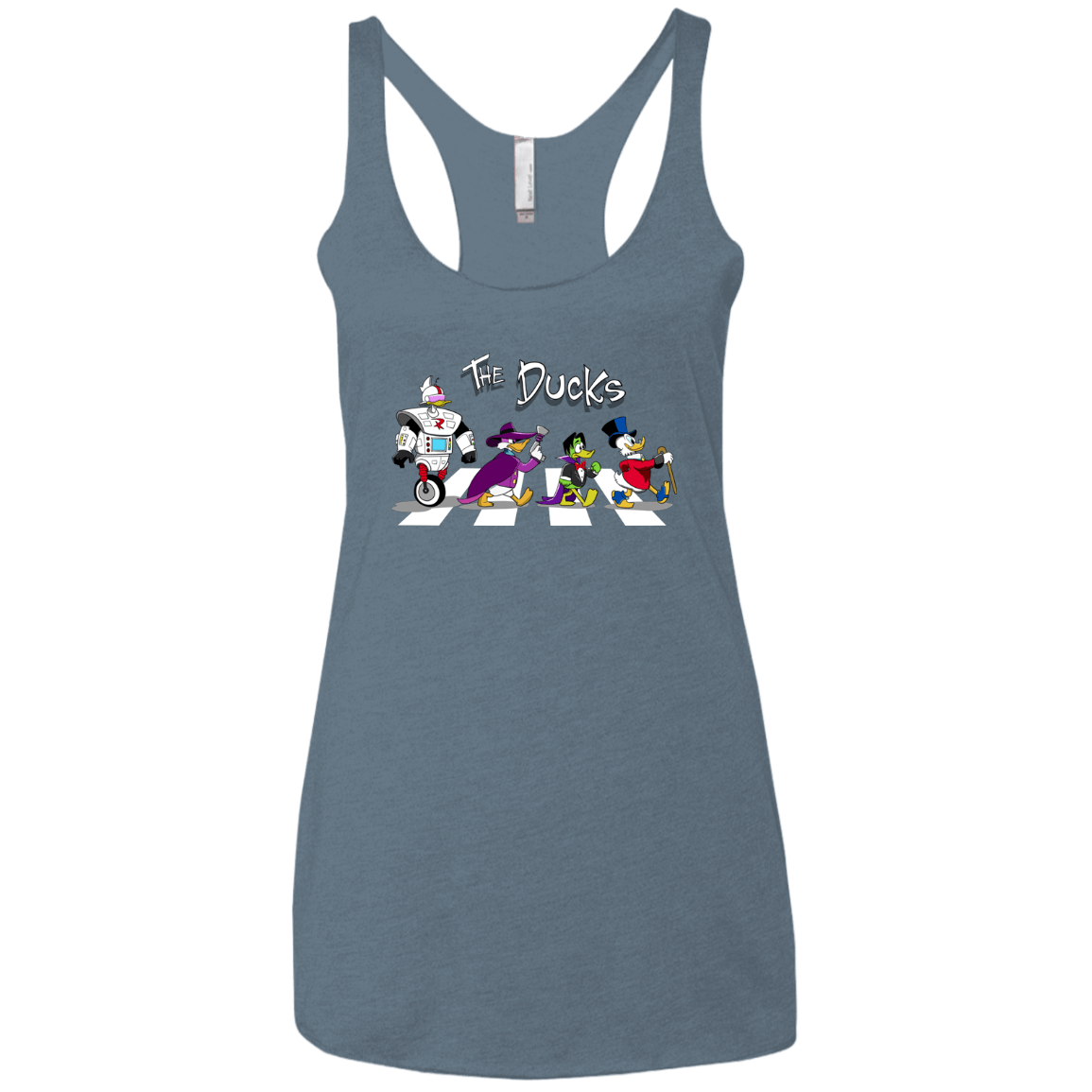 T-Shirts Indigo / X-Small The Ducks Women's Triblend Racerback Tank