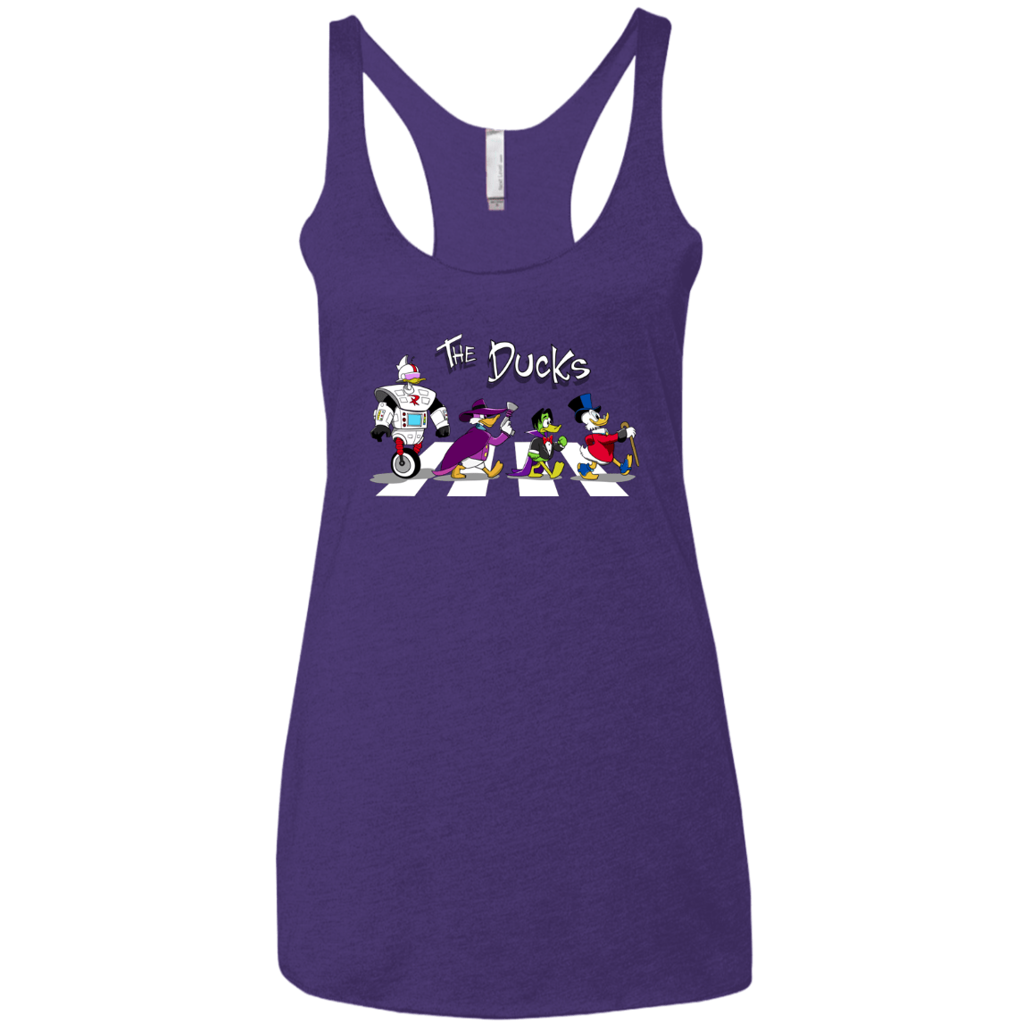 T-Shirts Purple / X-Small The Ducks Women's Triblend Racerback Tank