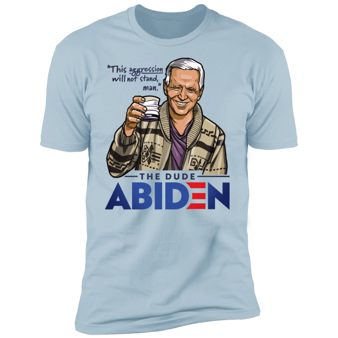 T-Shirts Light Blue / S The Dude Abiden Men's Premium T-Shirt