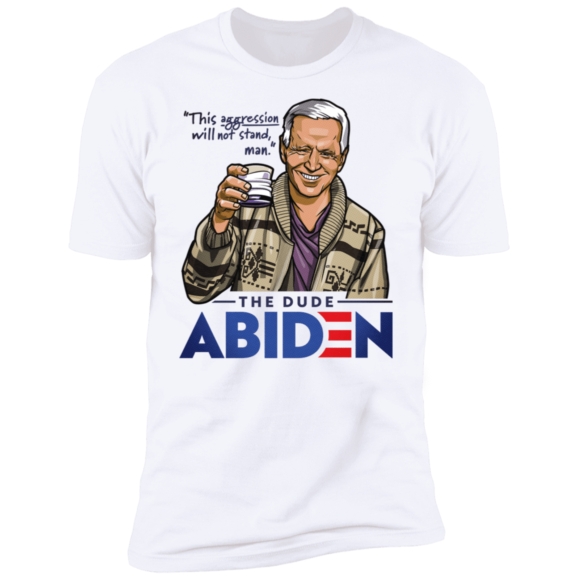 T-Shirts White / S The Dude Abiden Men's Premium T-Shirt