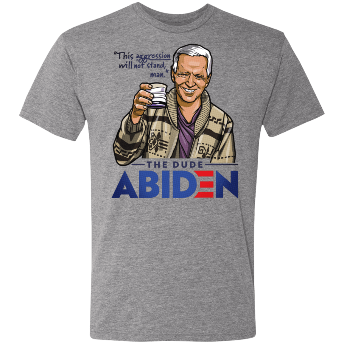 T-Shirts Premium Heather / S The Dude Abiden Men's Triblend T-Shirt